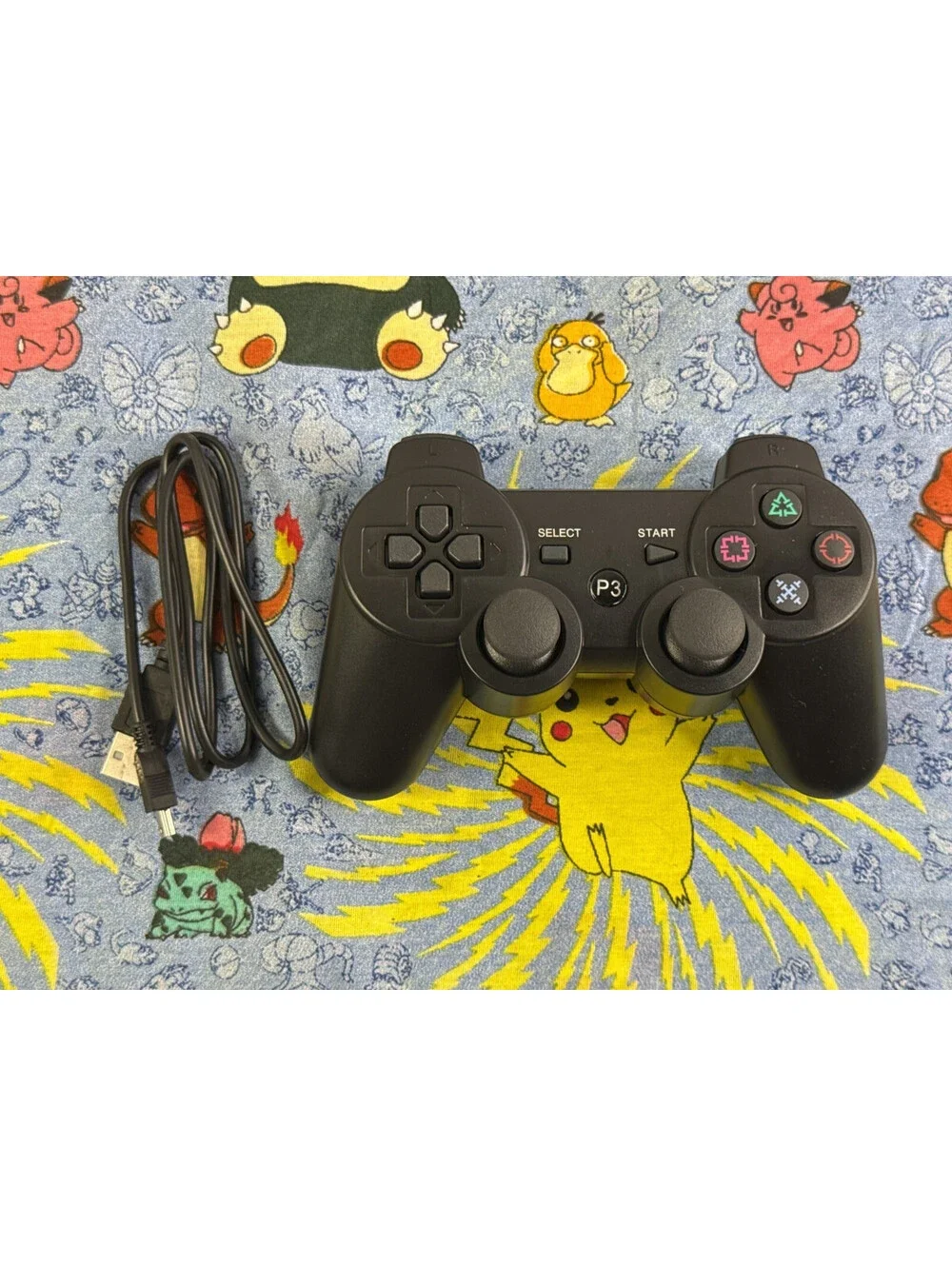 Sony PS3 Slim 120GB CECH-2001A Black HDMI Wi-Fi w/ 3rd Party Controller #2